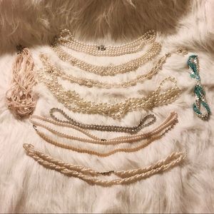 ⭐️Ten Pearl Necklaces ⭐️for sale